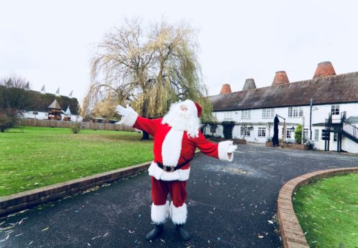 Father Christmas at The Hop Farm in Kent