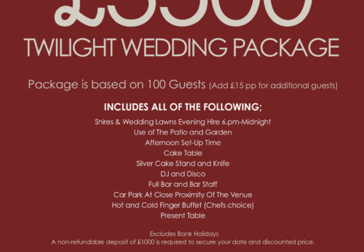 Twilight Wedding Offer