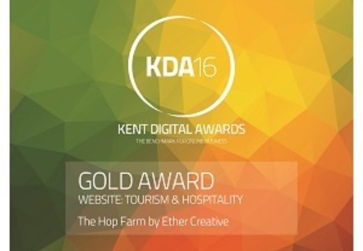 Hop Farm Website Wins Gold Award
