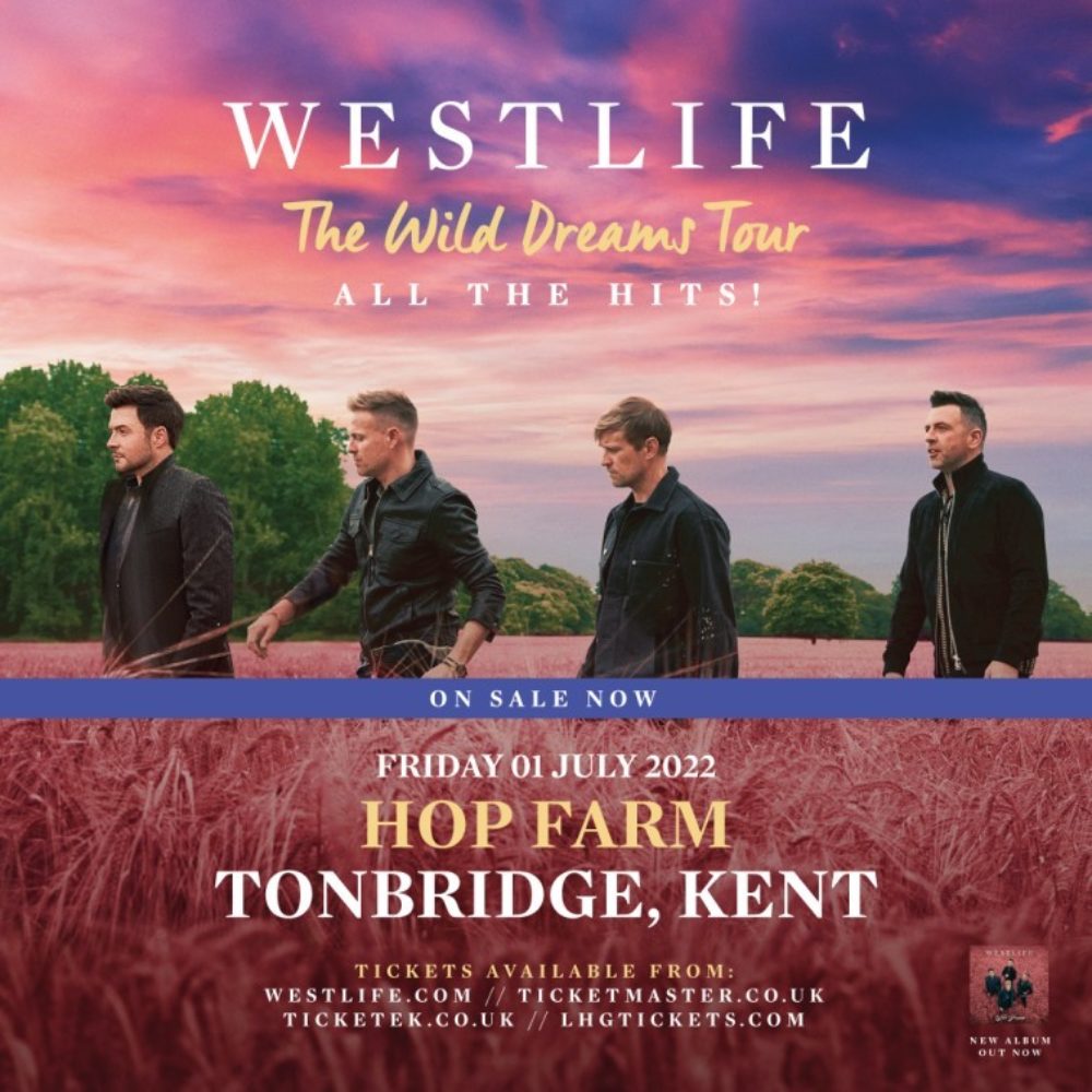 Westlife 2022 Kent On Sale Now Square