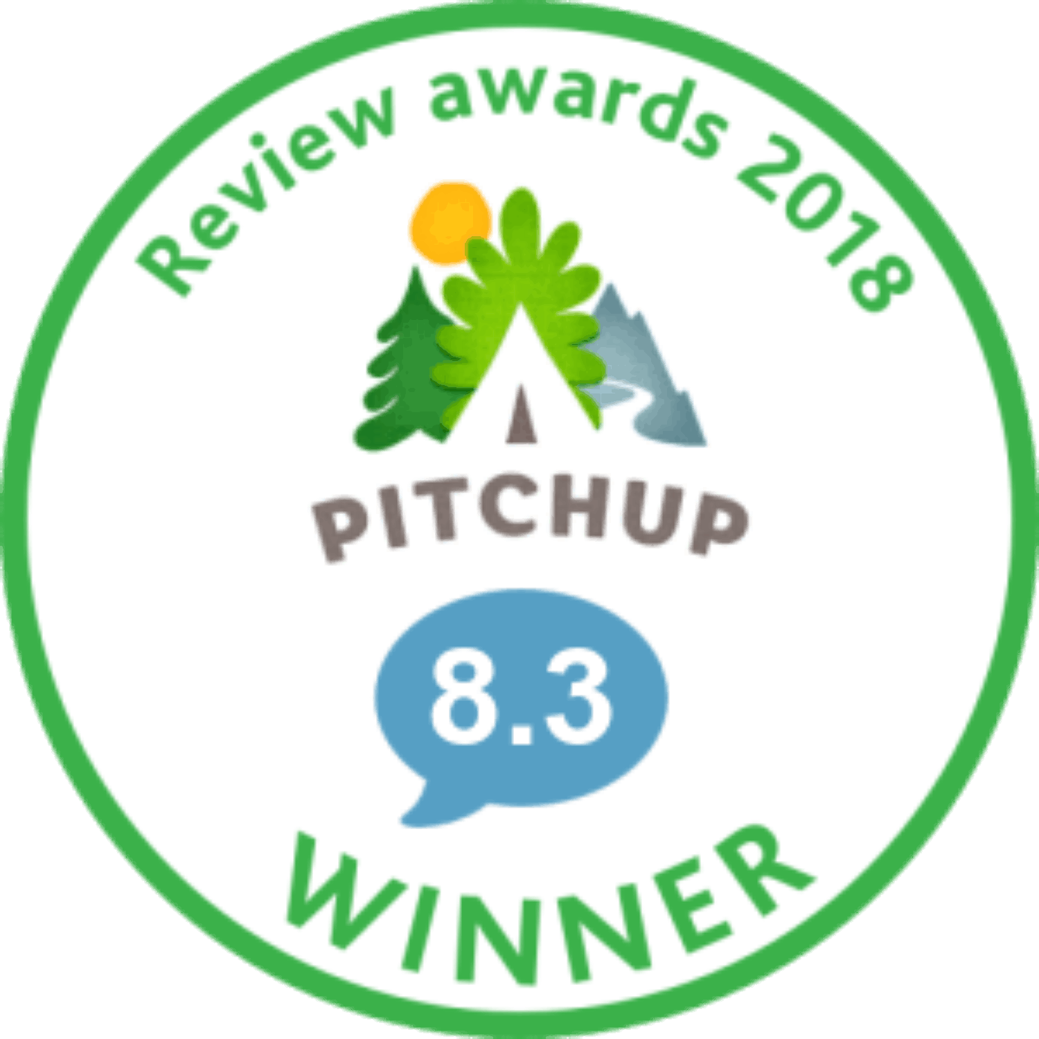 Pitchup Review Winner Badge Master Ehasrm